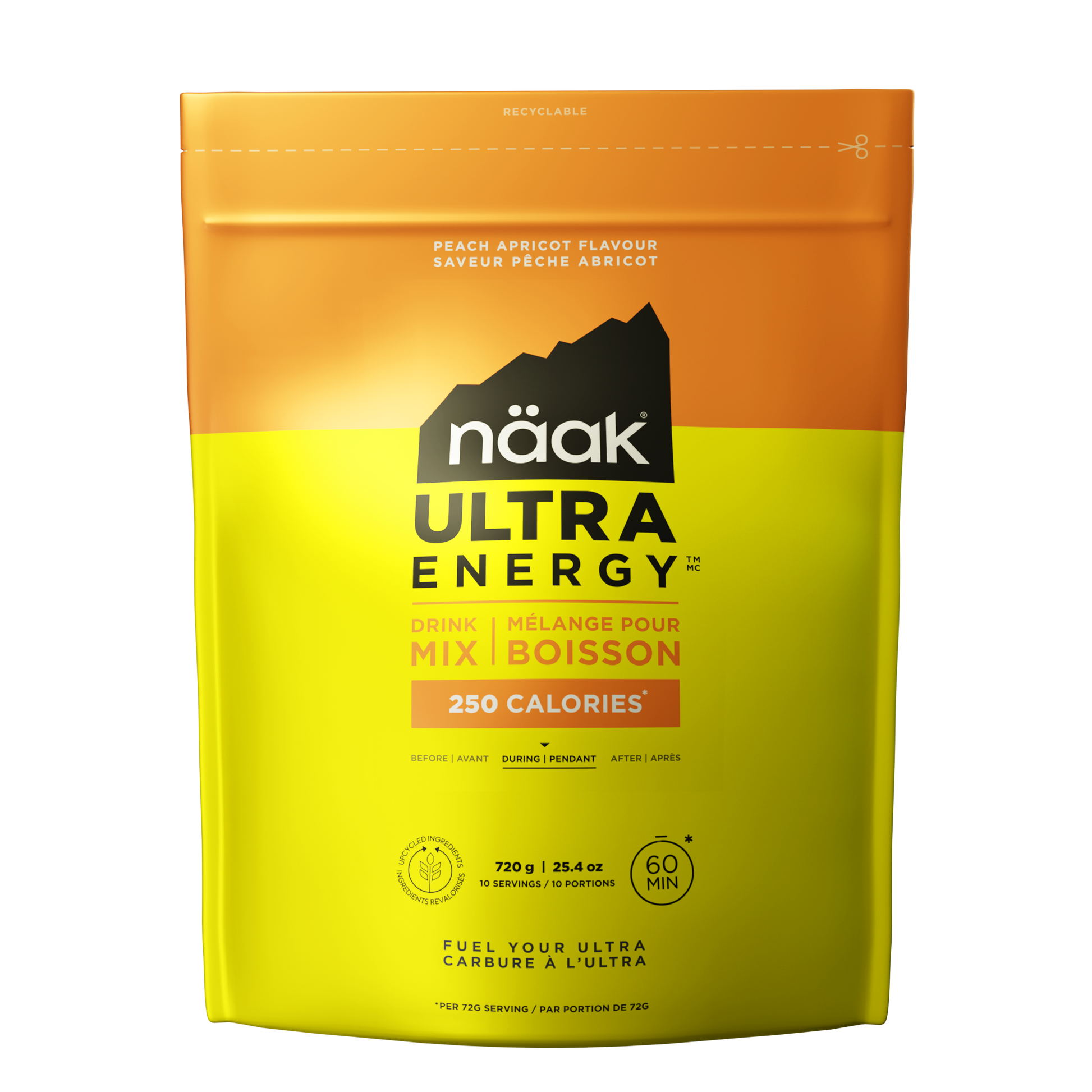 720g Peach & Apricot | NAAK Ultra Energy Drink Mix Peach & Apricot