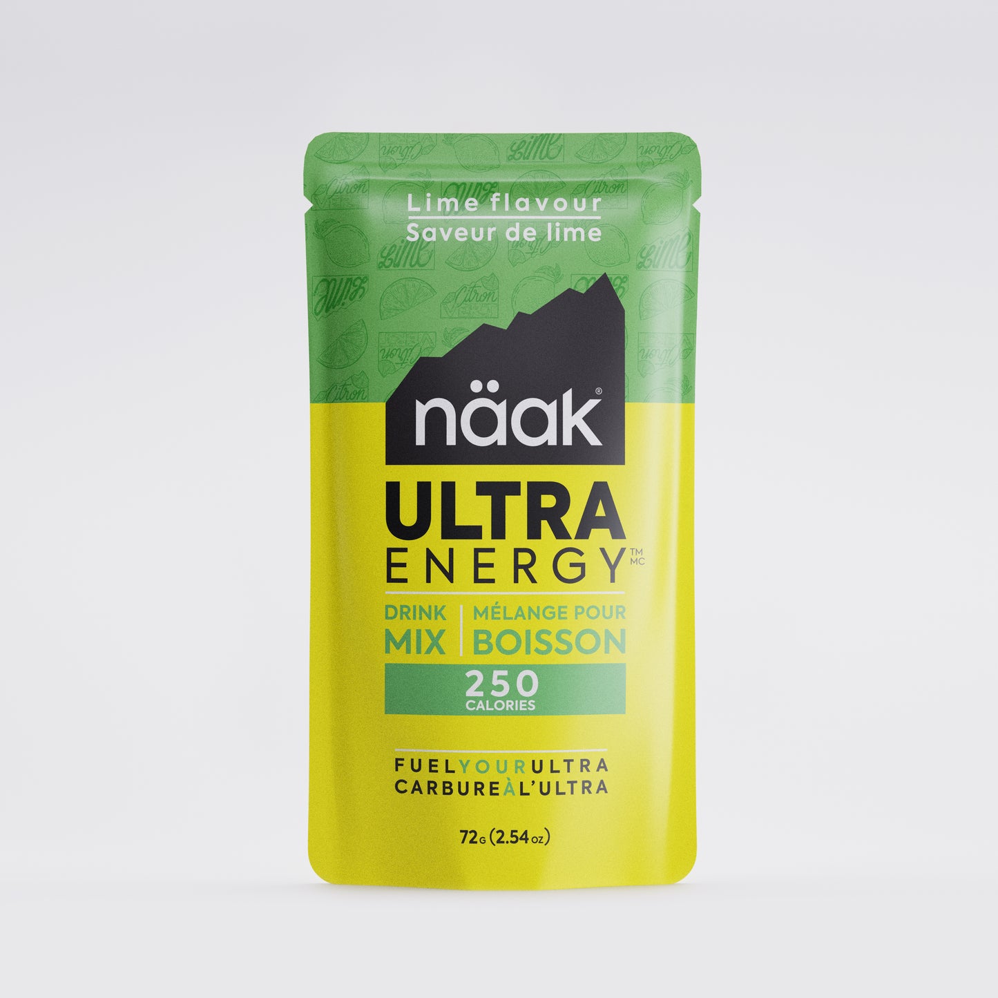 NAAK Ultra Energy Drink Mix Sachets Case of 6 Lime