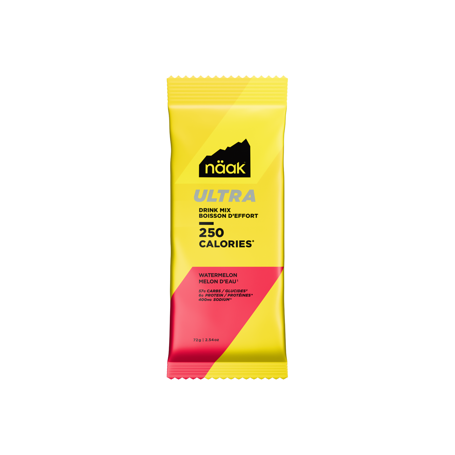 NAAK Ultra Energy Drink Mix Sachets Case of 12 Watermelon