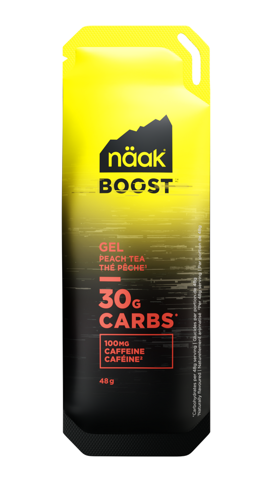 Peach Tea | NAAK Ultra Boost Energy Gels Peach Tea