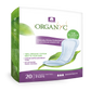Organyc Light Incontinence Pads with Organic Cotton, Ultra-Thin Liner, Moderate, Maximum or Ultimate - Moderate, 20 Pads