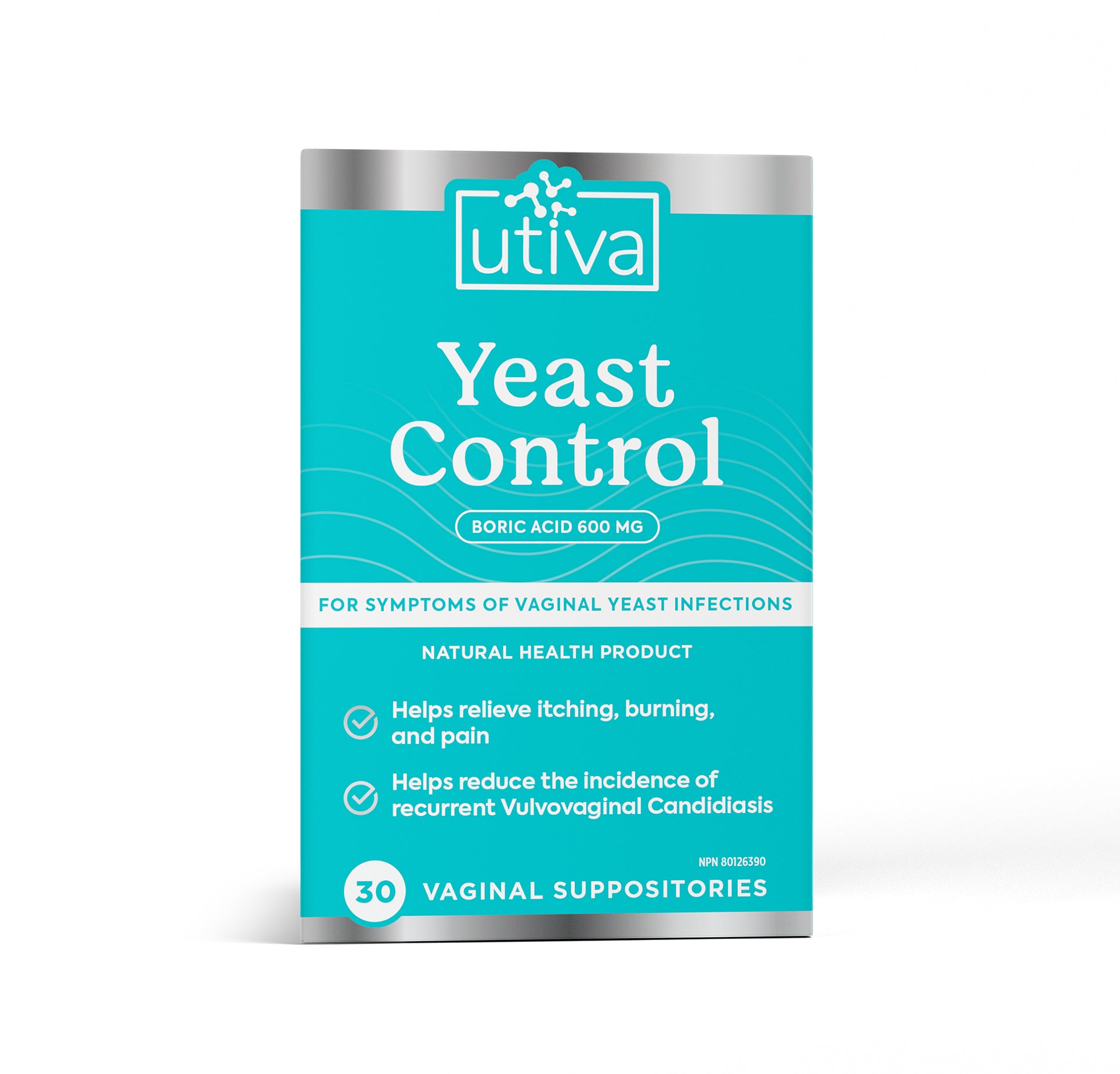 Utiva Yeast Control 30 Suppositories