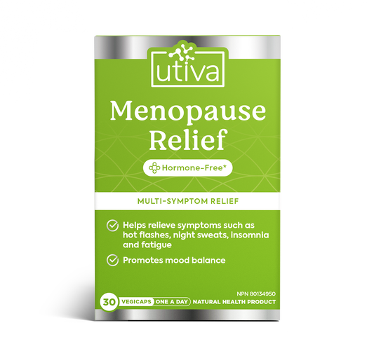 Utiva Menopause Relief 30 Vegetable Capsules