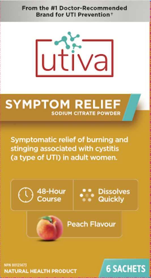 Utiva Symptom Relief 6 Sachets
