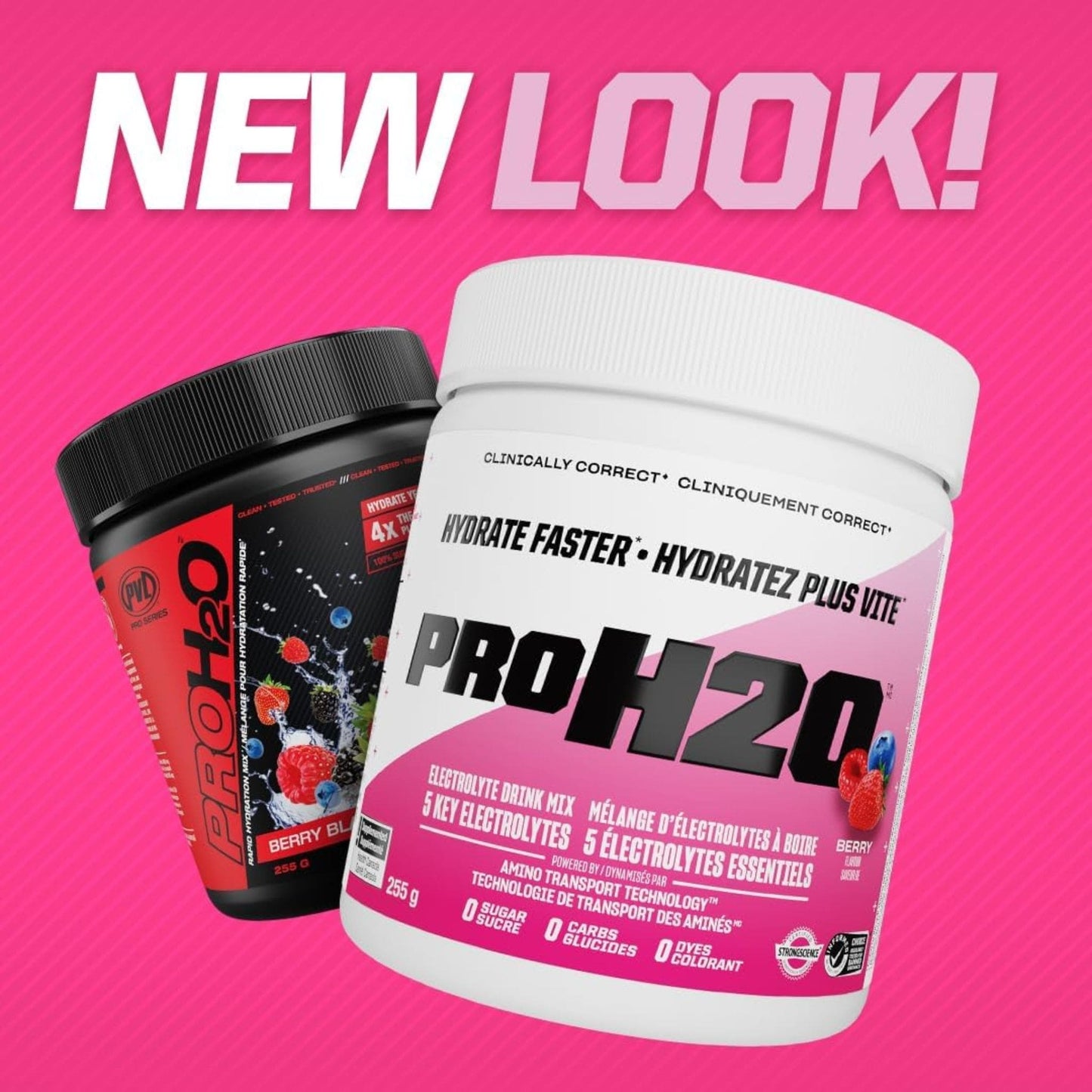 255 g Berry Blast | PVL Pro H20 Electrolytes Drink Mix