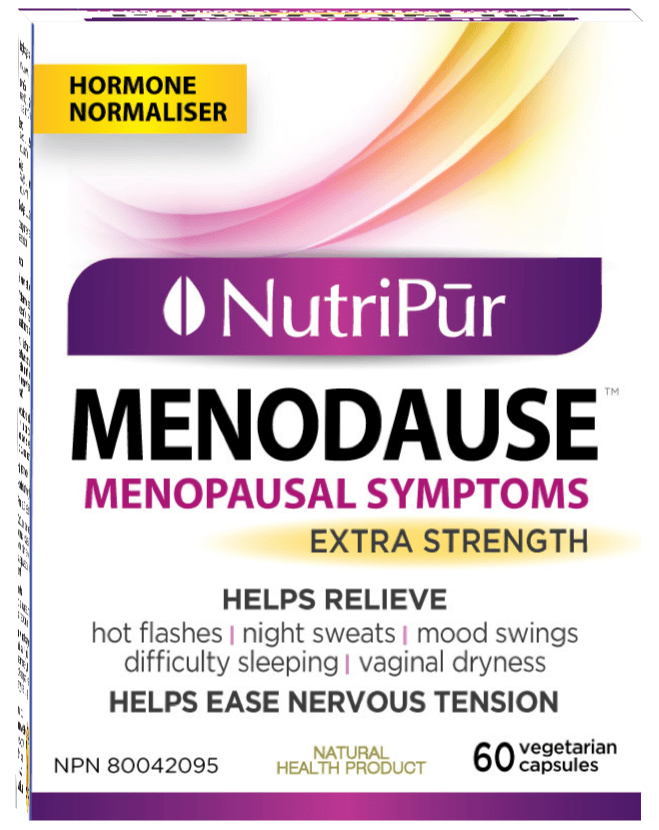 60 Vegetable Capsules | Nutripur Menodause Extra Strength 60 Vegetable Capsules