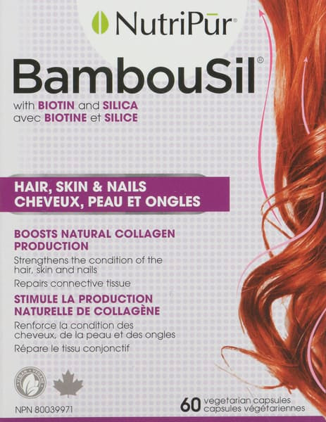 60 Vegetable Capsules | Nutripur BambouSil 60 Vegetable Capsules