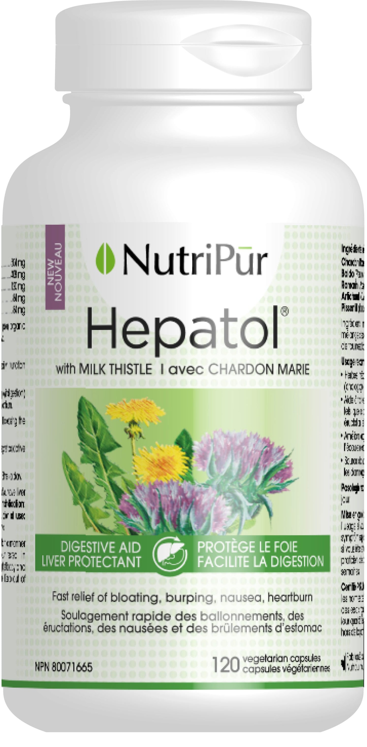 120 Vegetable Capsules | Nutripur Hepatol 120 Vegetable Capsules