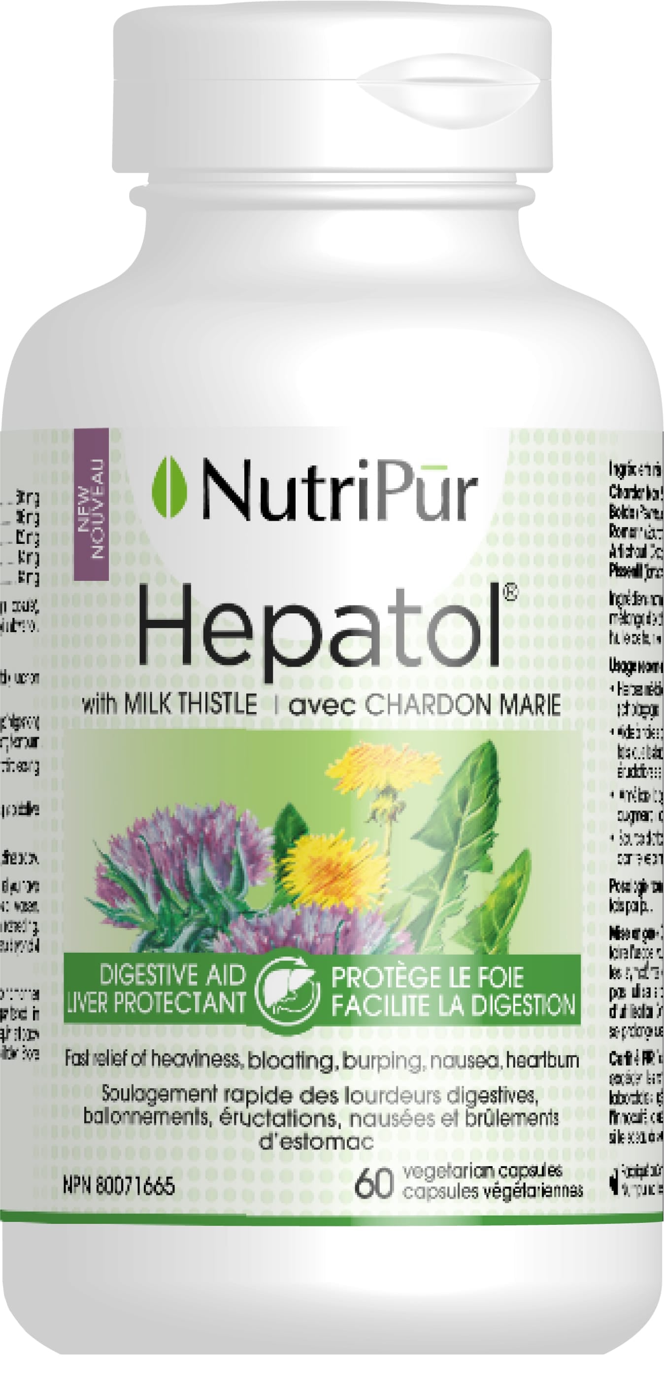 60 Vegetable Capsules | Nutripur Hepatol 60 Vegetable Capsules