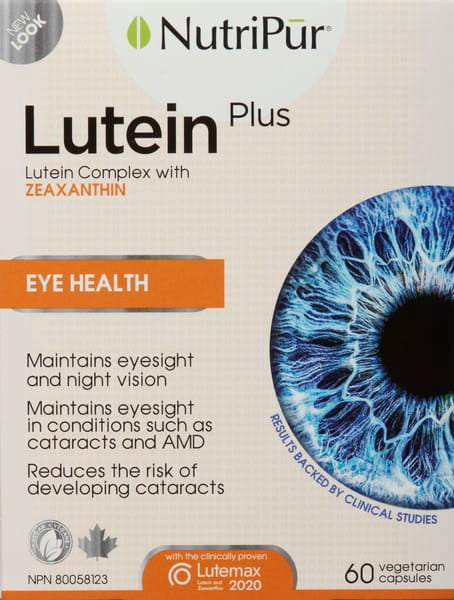 60 Capsules | Nutripur Lutein Plus 60 Capsules