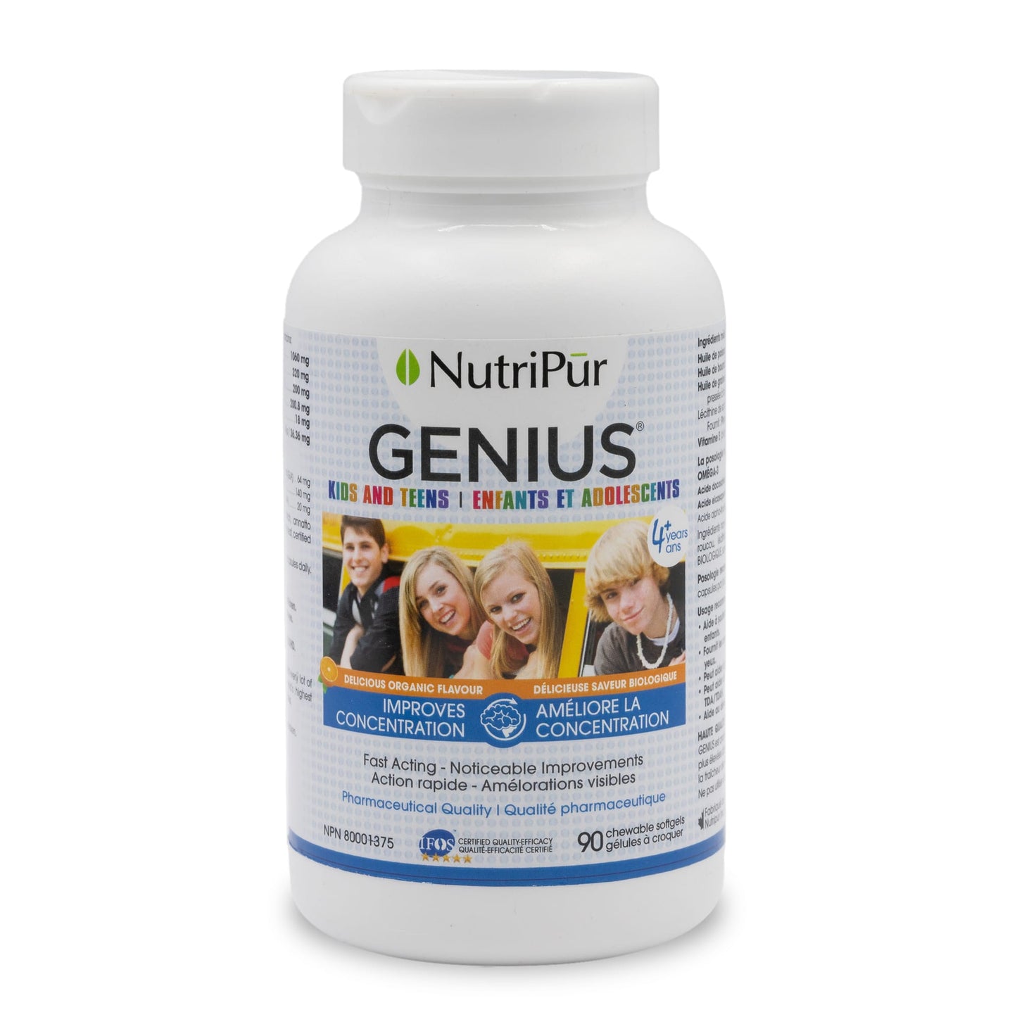 90 Chewables | Nutripur Genius Kids & Teens Chewable 90 Chewables