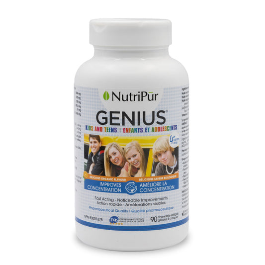 90 Chewables | Nutripur Genius Kids & Teens Chewable 90 Chewables