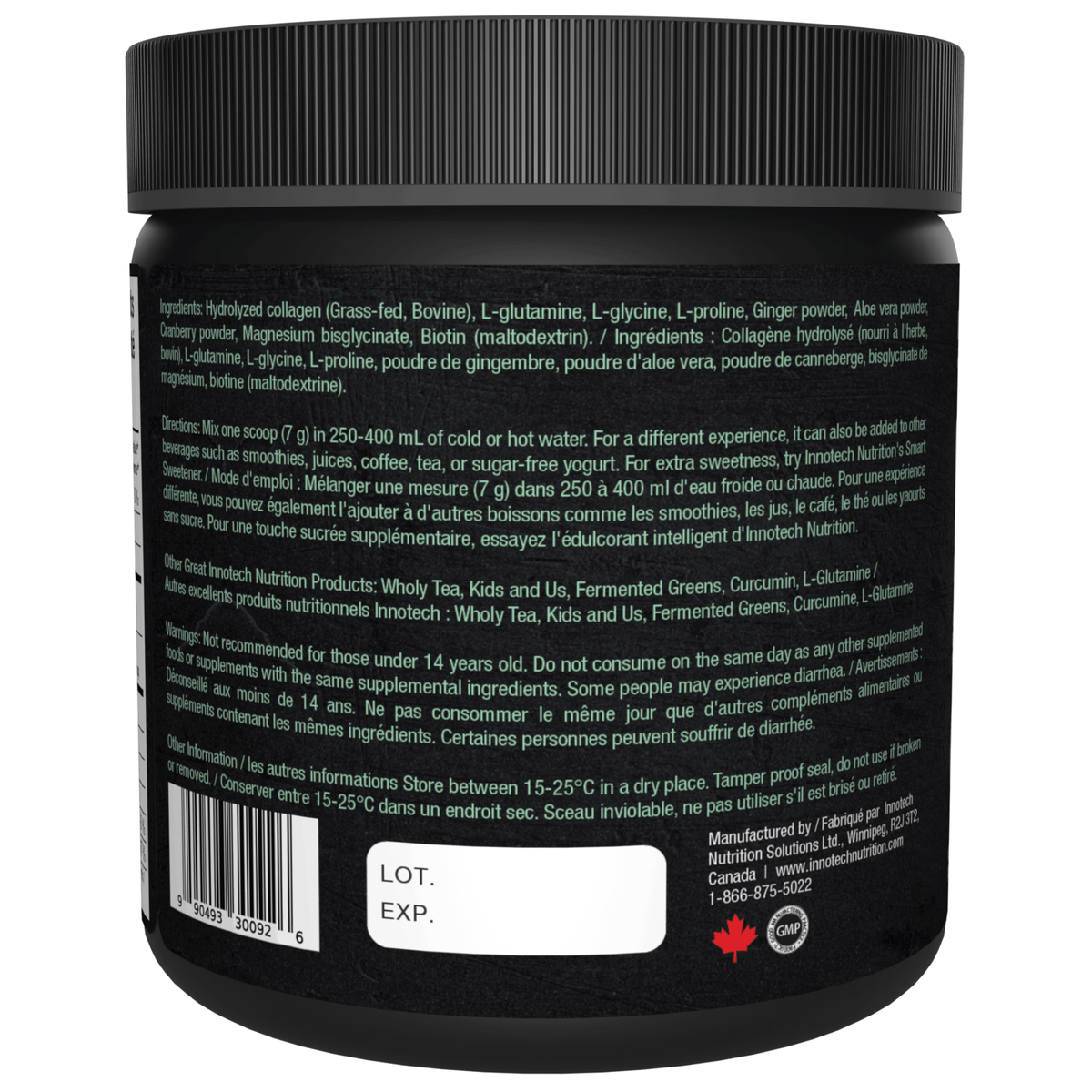 210g Unflavoured | Innotech Gut Harmony Formula Powder