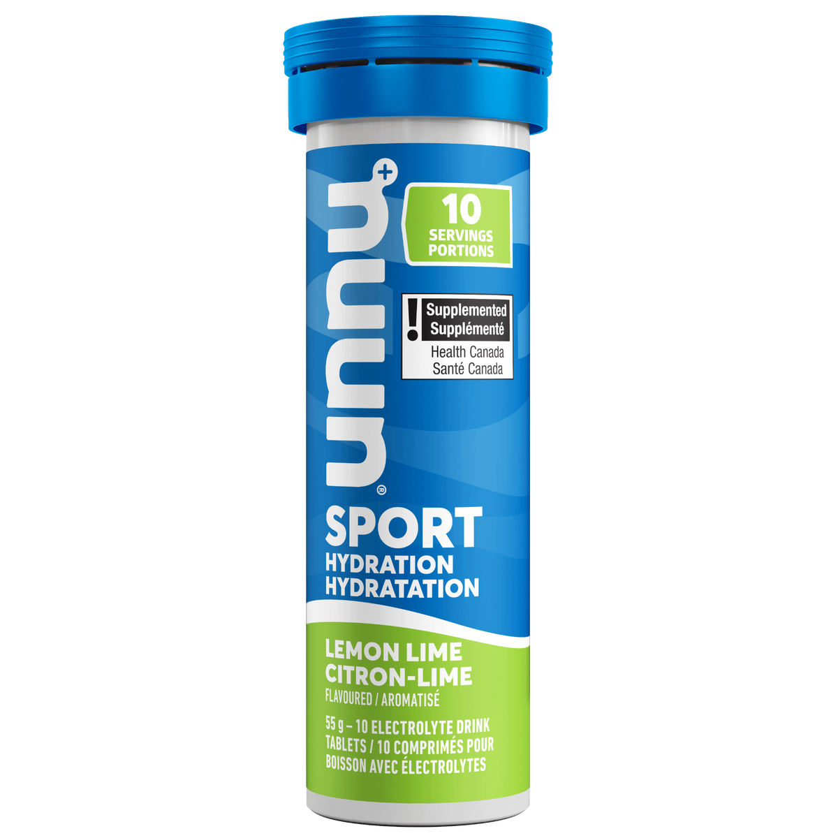 10 Tablets Lemon Lime | Nuun Sport Hydration Electrolytes Tablets