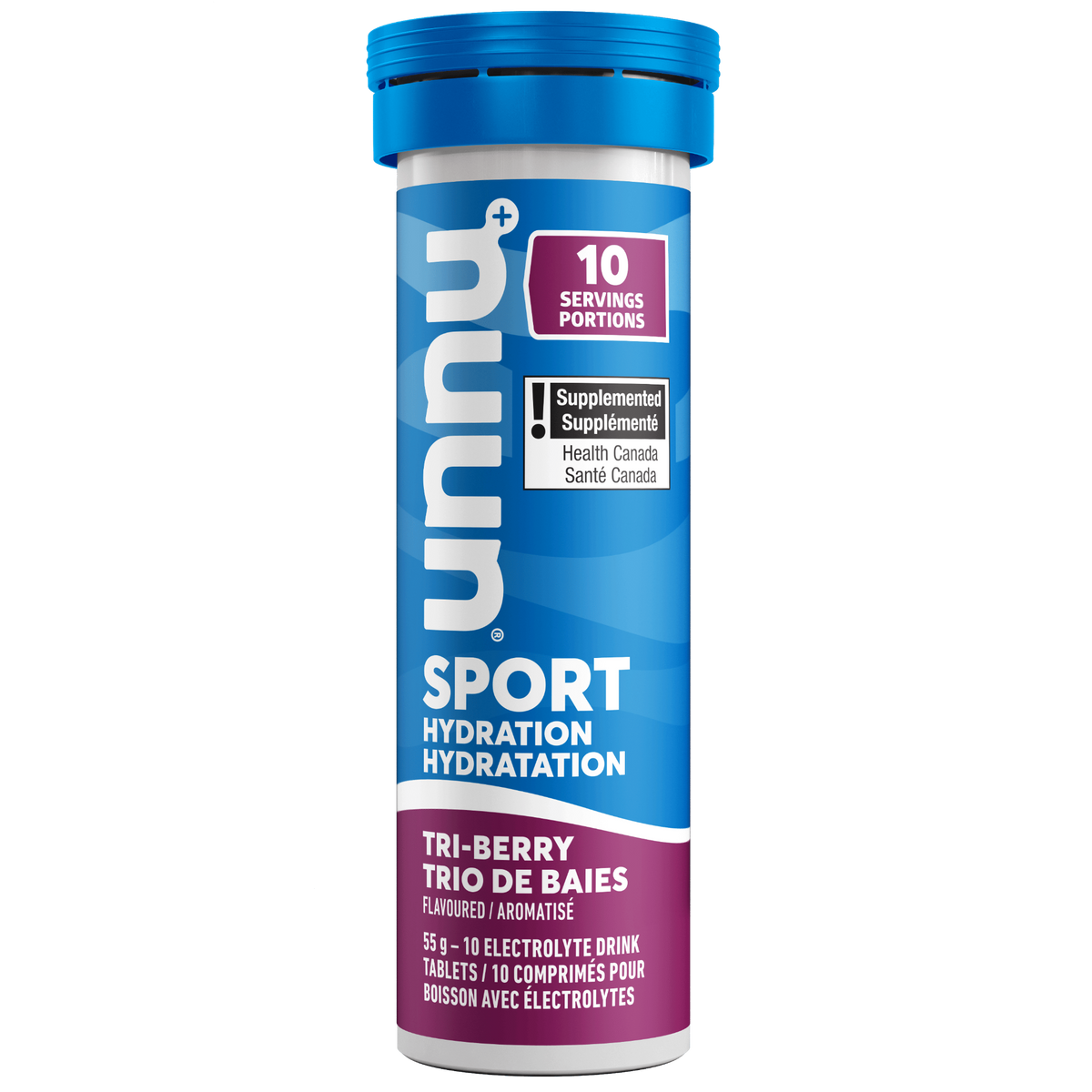 10 Tablets Tri-berry | Nuun Sport Hydration Electrolytes Tablets