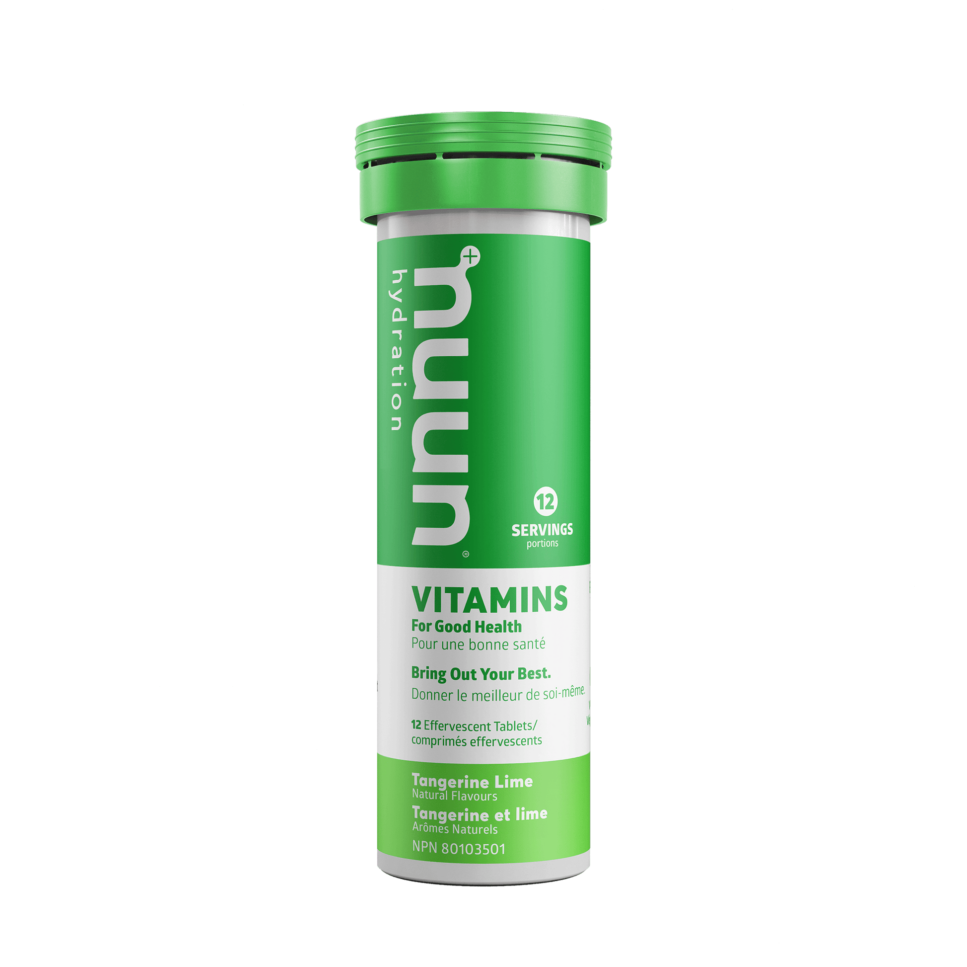 Tangerine Lime Case of 8 Tubes | Nuun Vitamins Tangerine Lime