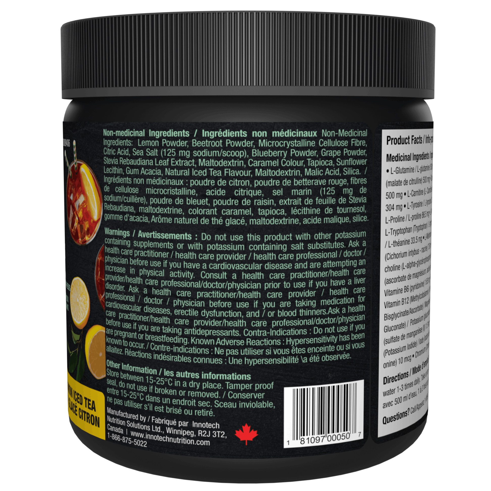 l carnitine intermittent fasting Innotech Amino Days Drink Mix
