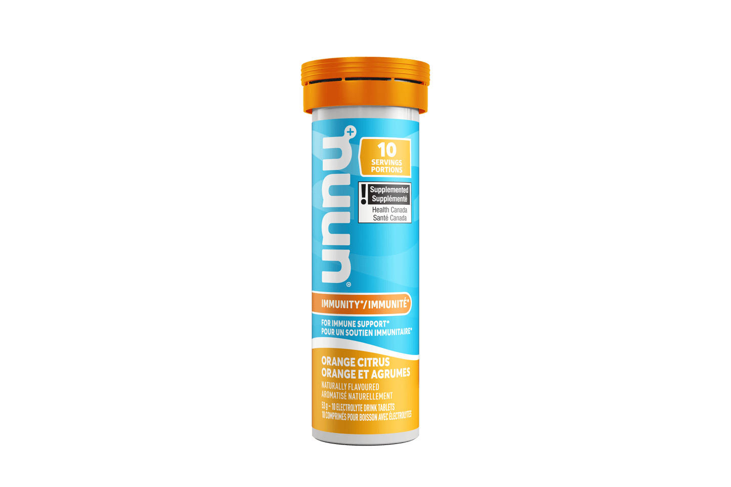 Orange Citrus Case of 8 Tubes | Nuun Immunity Orange Citrus