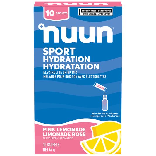 Pink Lemonade 49-53g Sticks | Nuun Sport Powder Pink Lemonade