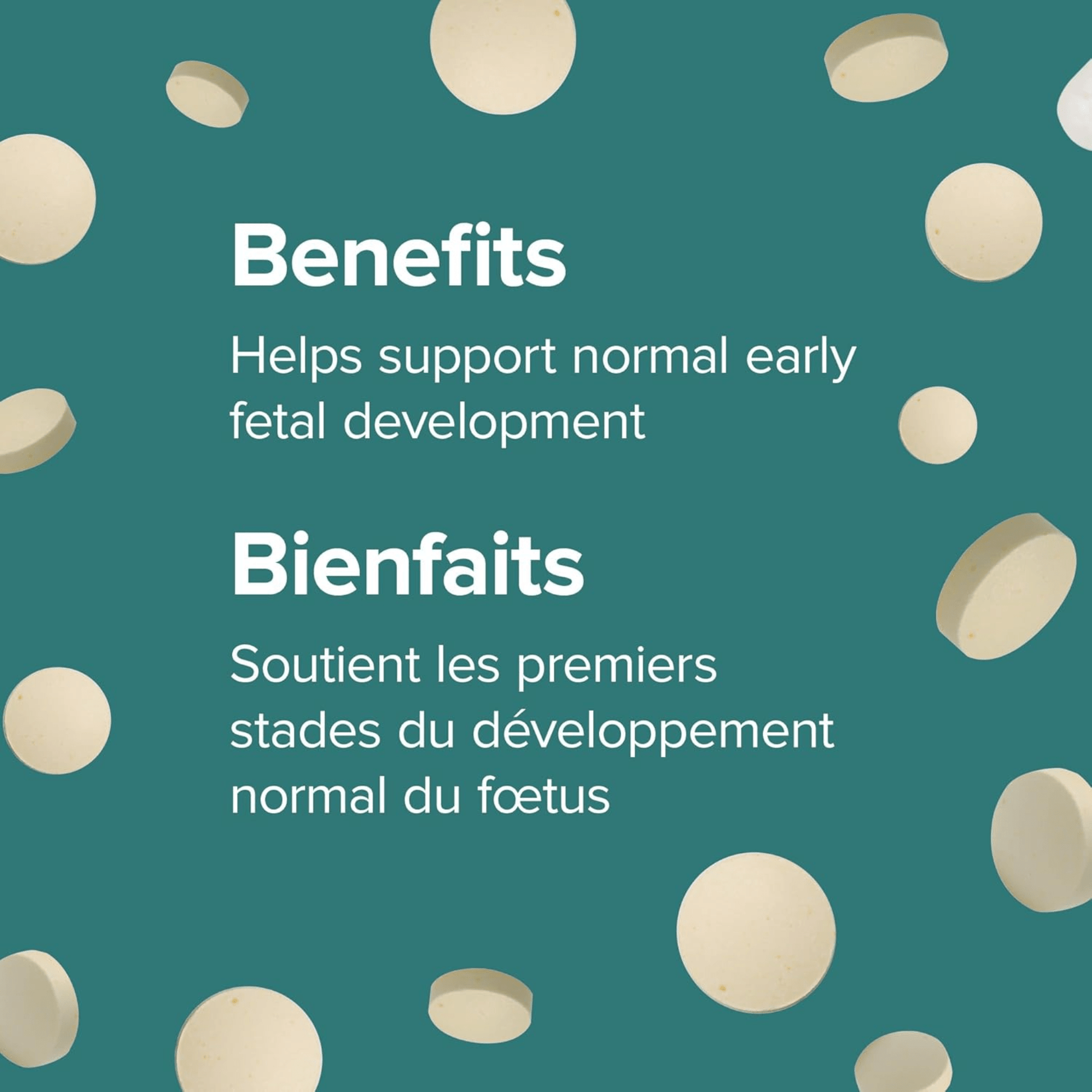 120 Tablets | Webber Naturals Folic Acid 1000 mcg