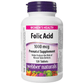 120 Tablets | Webber Naturals Folic Acid 1000 mcg
