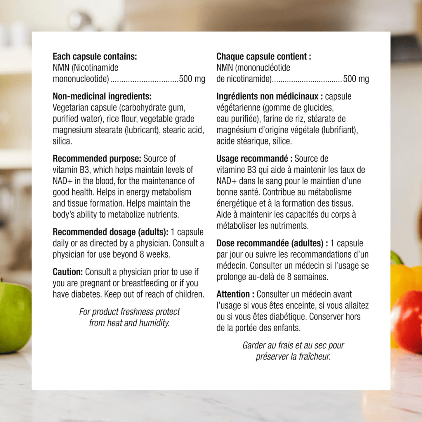 30 Vegetable Capsules | Webber Naturals NMN