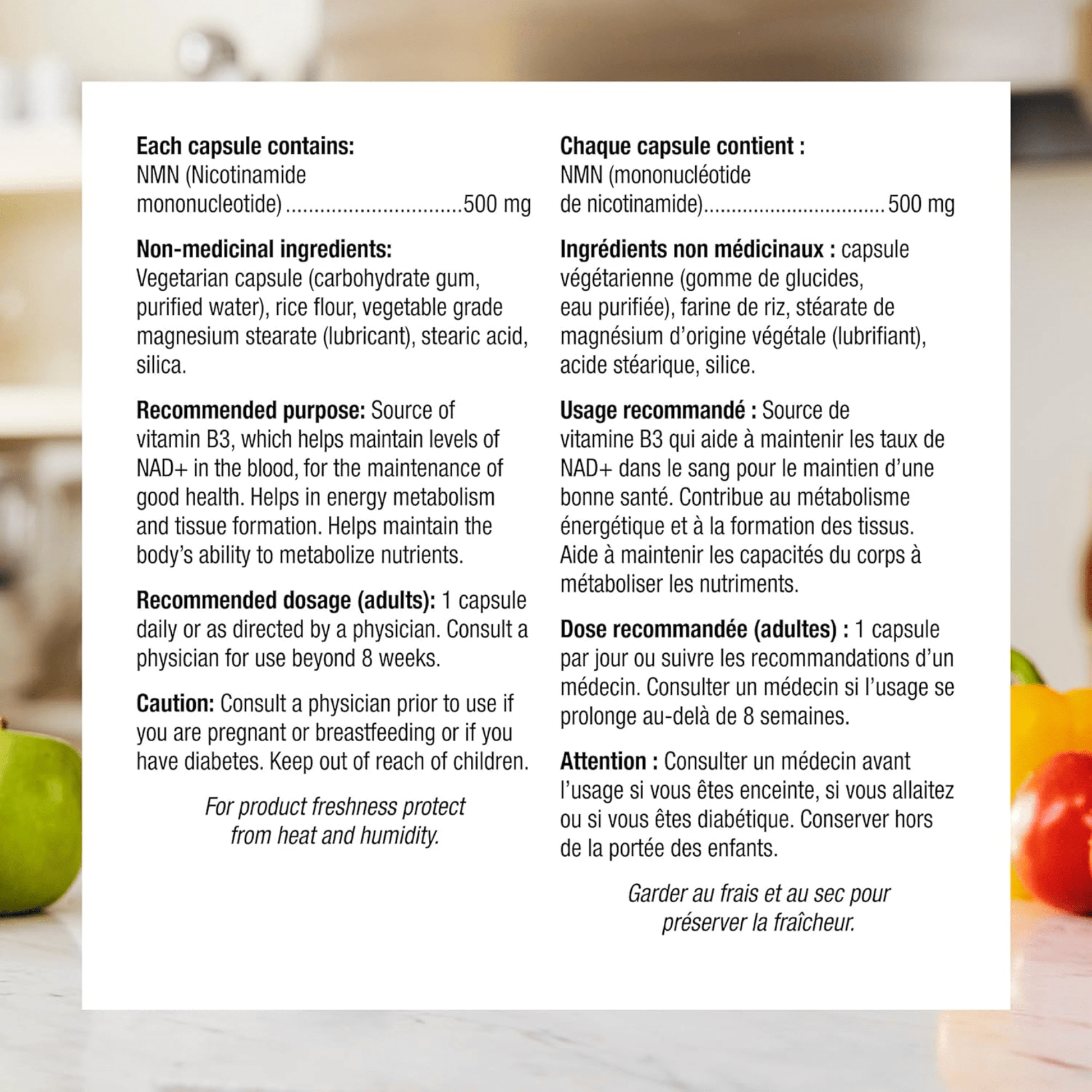 30 Vegetable Capsules | Webber Naturals NMN