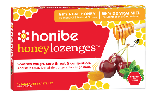 Honibe Honey Lozenges Cherry
