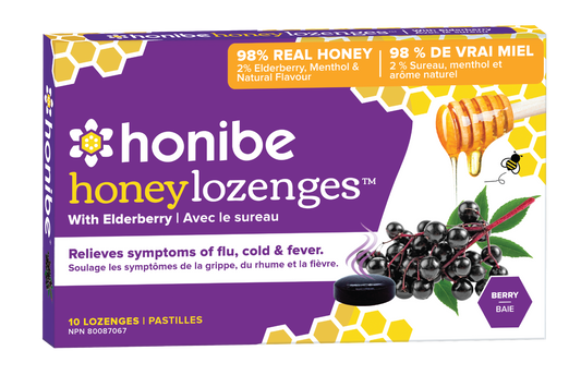 Honibe Honey Lozenges Elderberry