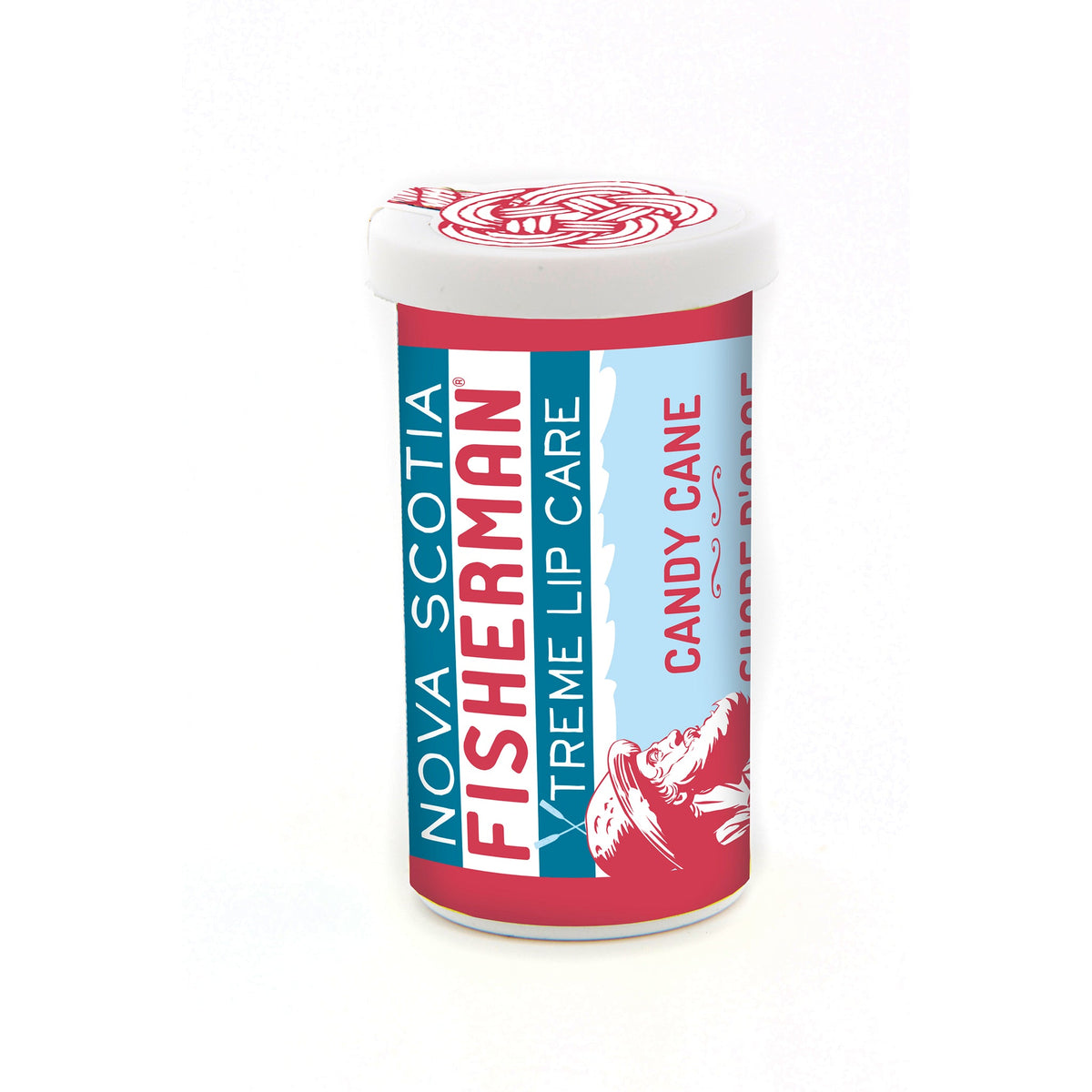 Nova Scotia Fisherman Sea Kelp Lip Balm with Beeswax and Shea, 4 Flavours, 9g-10g - Candy Cane (9g)