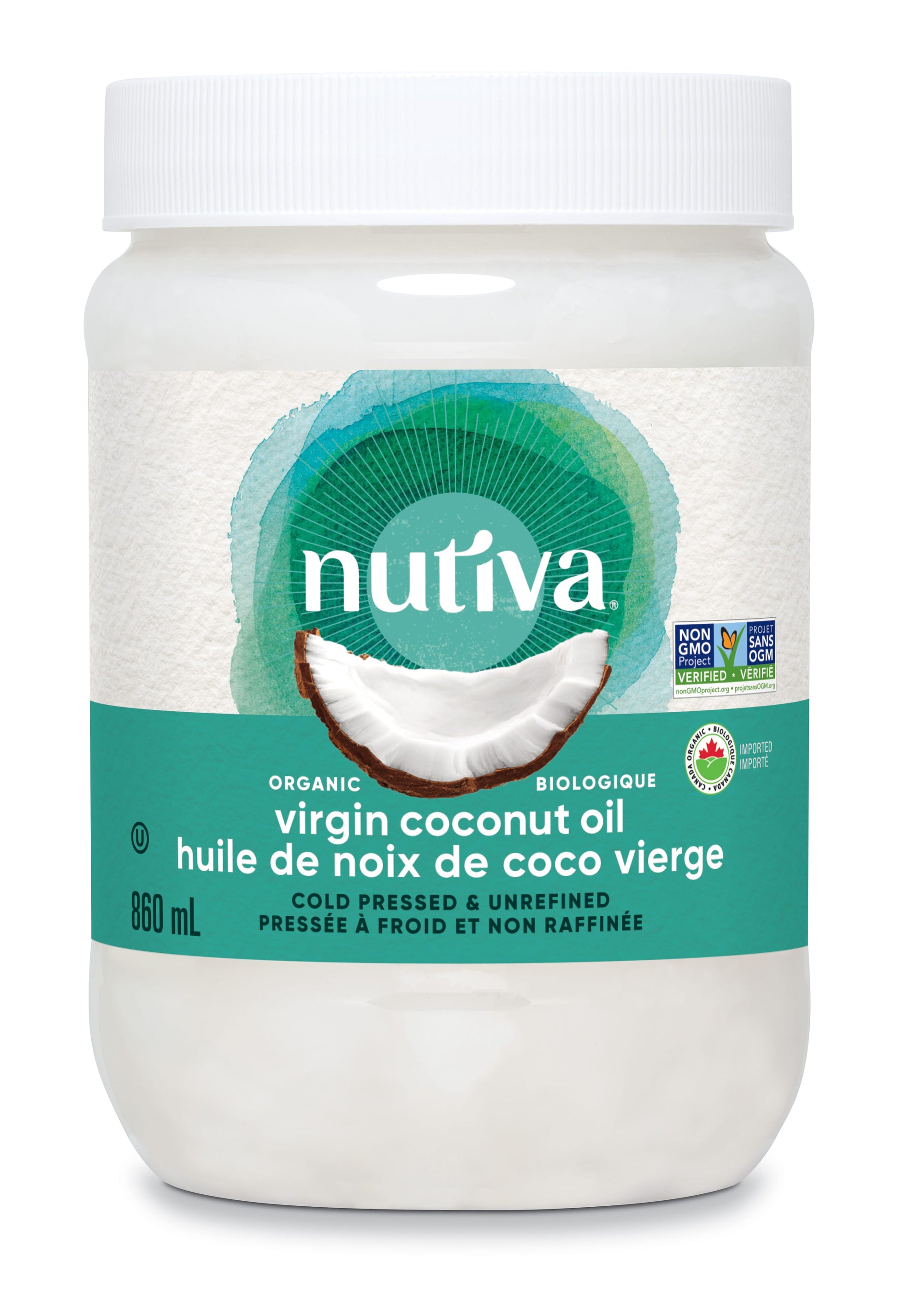860ml | Nutiva Organic Virgin Coconut Oil 860ml