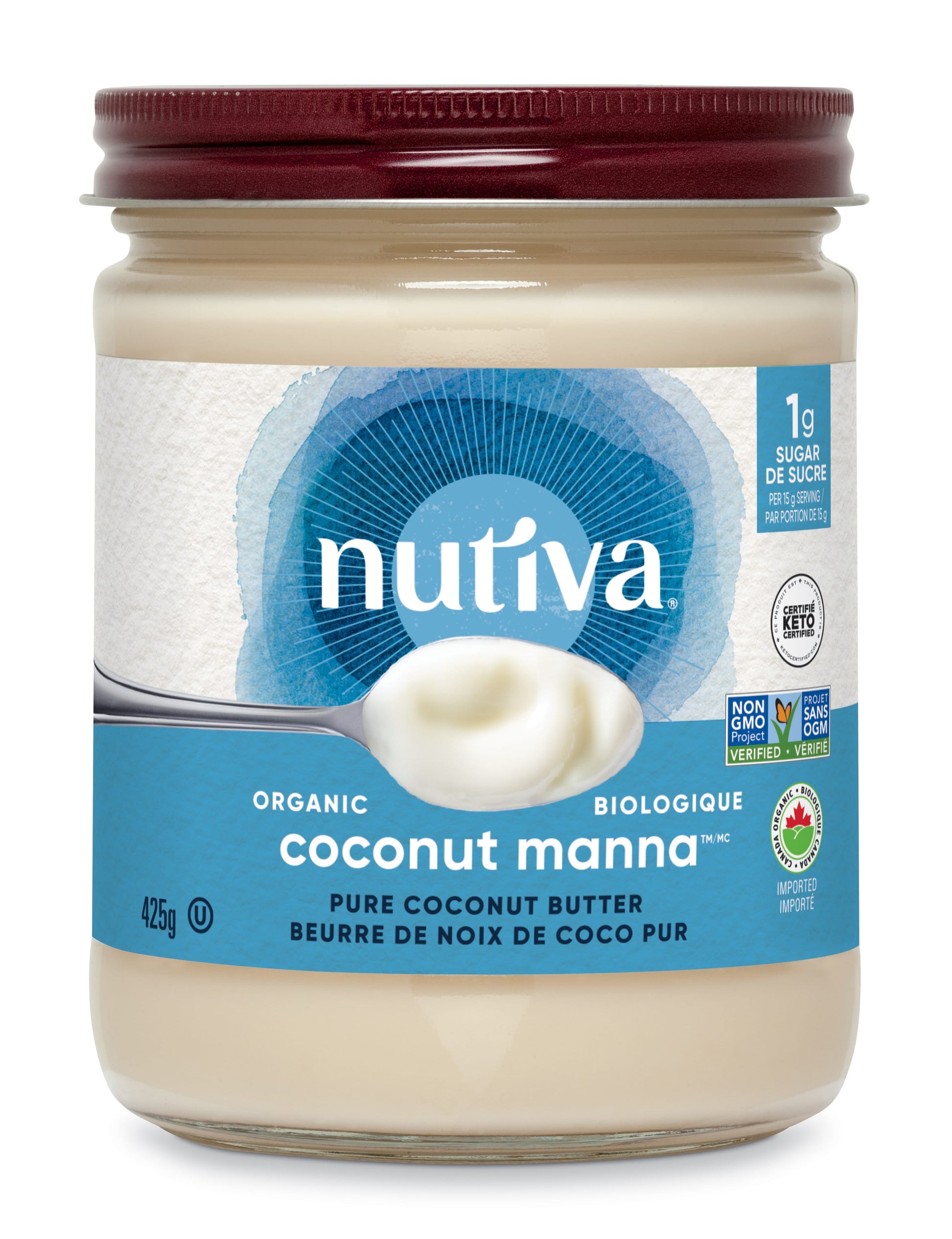 425g | Nutiva Organic Coconut Manna 425g