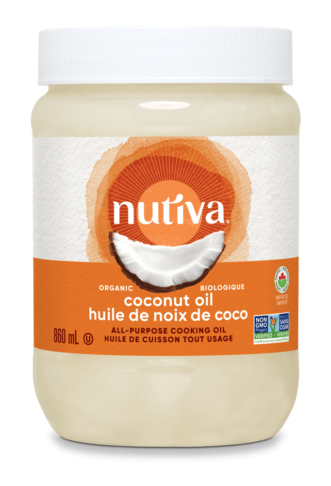 860ml | Nutiva Organic Refined Coconut Oil 860ml