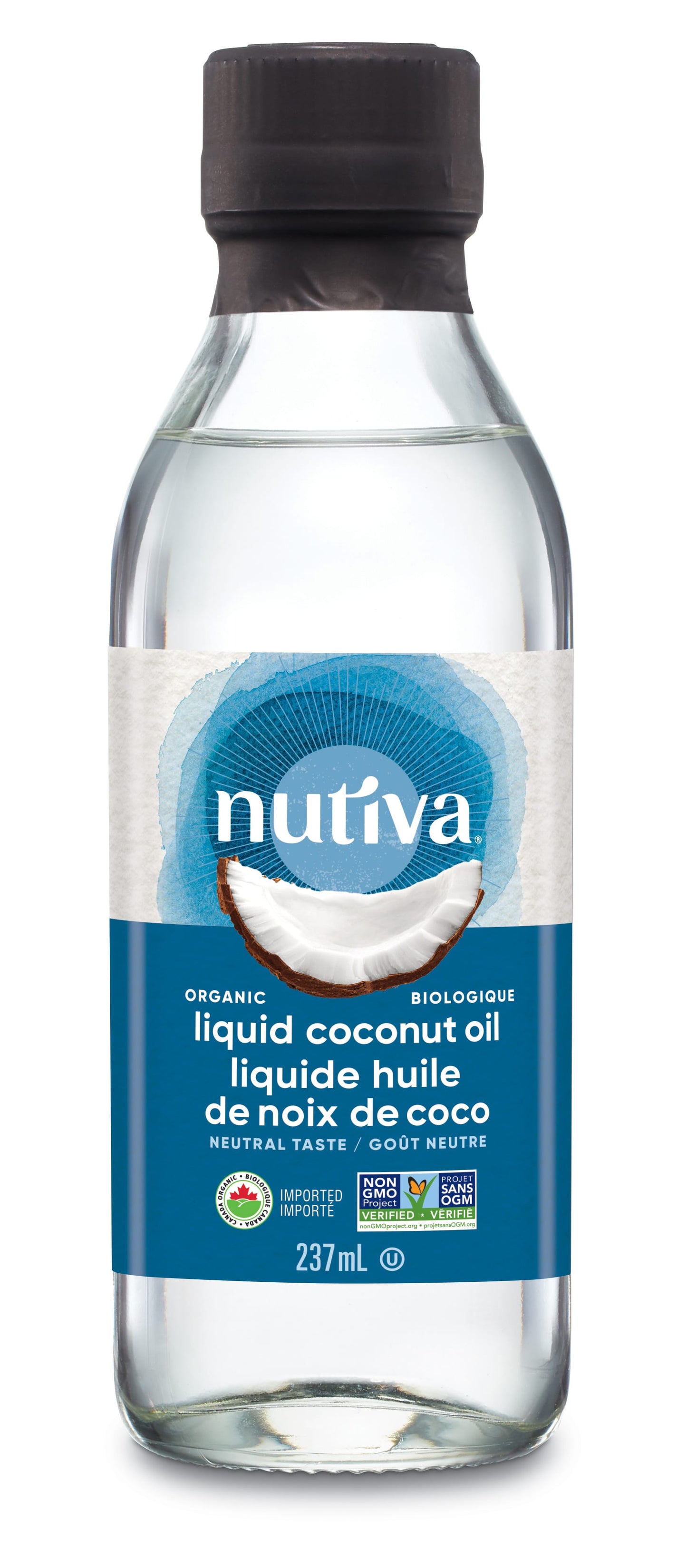 236ml | Nutiva Organic Liquid Coconut Oil 236ml