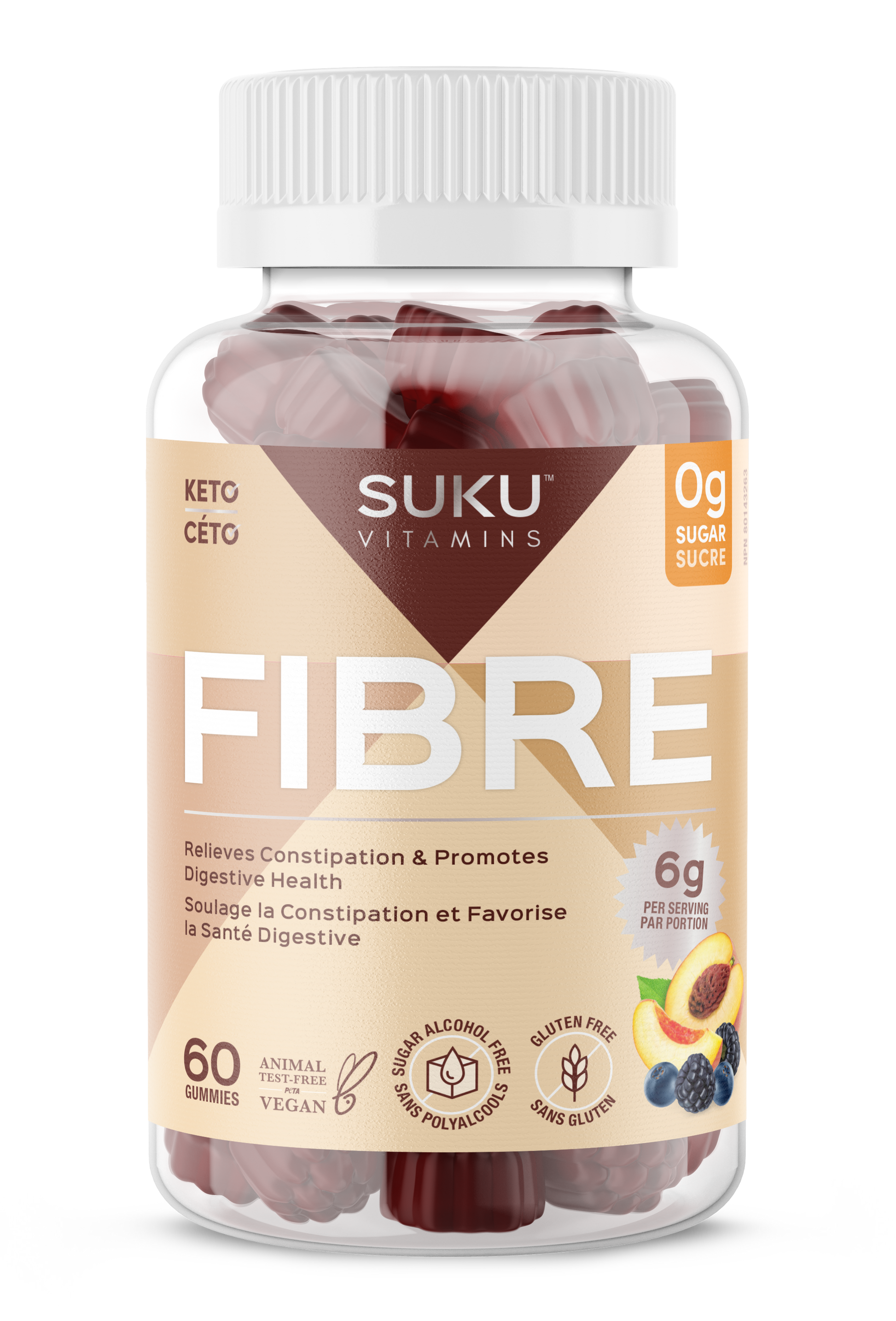 60 Gummies | SUKU Fibre 60 Gummies