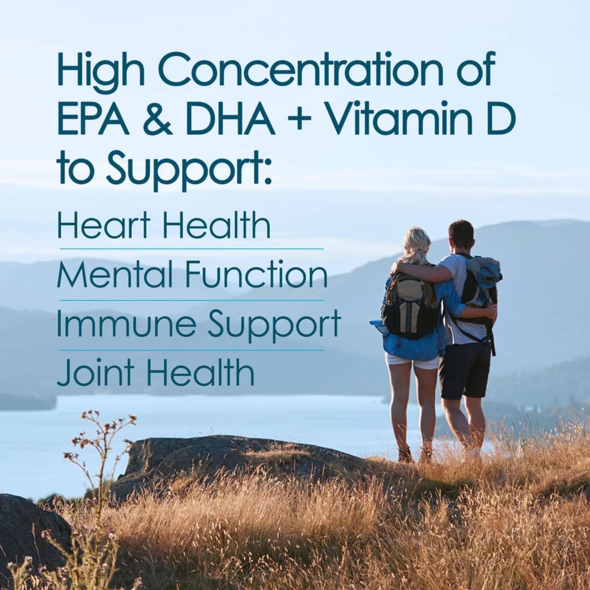 120 Softgels | AquaOmega High EPA Omega-3 Wild Caught Fish Oil, 5x Ultimate Strength