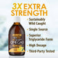 Lemon Flavour, 450ml| AquaOmega Daily Maintenance Omega 3 Fish Oil, 3X Extra Strength Liquid