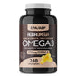 AquaOmega EPA Regular Strength Omega 3 Fish Oil Softgels 240 Softgels