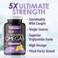 120 Softgels | AquaOmega High DHA Omega 3 Fish Oil, 3X Extra Strength Fish Oil Softgels
