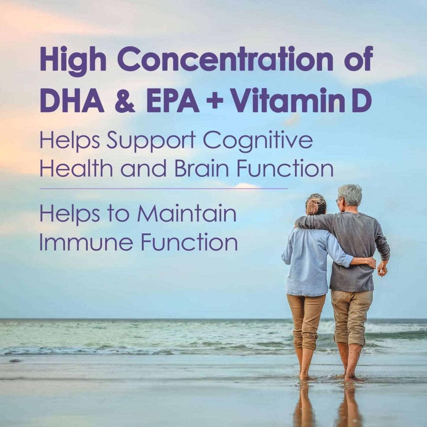 Lemon Flavour, 450ml | AquaOmega High DHA Omega 3 Fish Oil, 5X Extra Strength Liquid Fish Oil