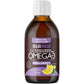Lemon Flavour, 225ml | AquaOmega High DHA Omega 3 Fish Oil, 5X Extra Strength Liquid Fish Oil