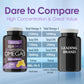 240 Softgels | AquaOmega High DHA Omega 3 Fish Oil, 3X Extra Strength Fish Oil Softgels