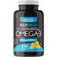 240 Softgels | AquaOmega High EPA Omega-3 Wild Caught Fish Oil, 5x Ultimate Strength