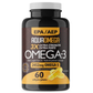 60 Softgels | AquaOmega Daily Maintenance Omega 3 Fish Oil, 3X Extra Strength Fish Oil