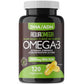 120 Softgels | AquaOmega Vegan Algae Oil Omega 3, High DHA