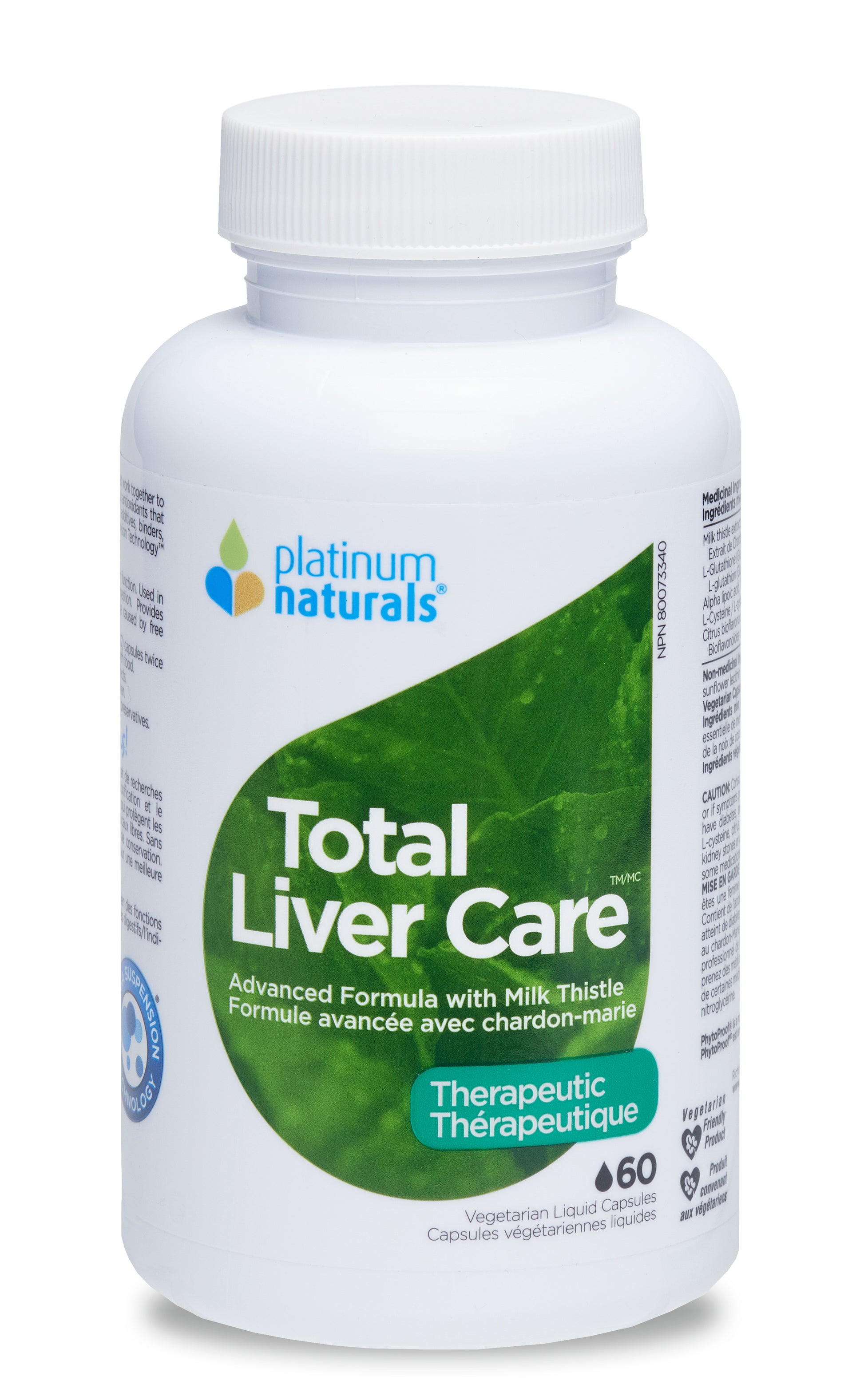 60 Vegetable Capsules | Platinum Naturals Total Liver Care 60 Vegetable Capsules
