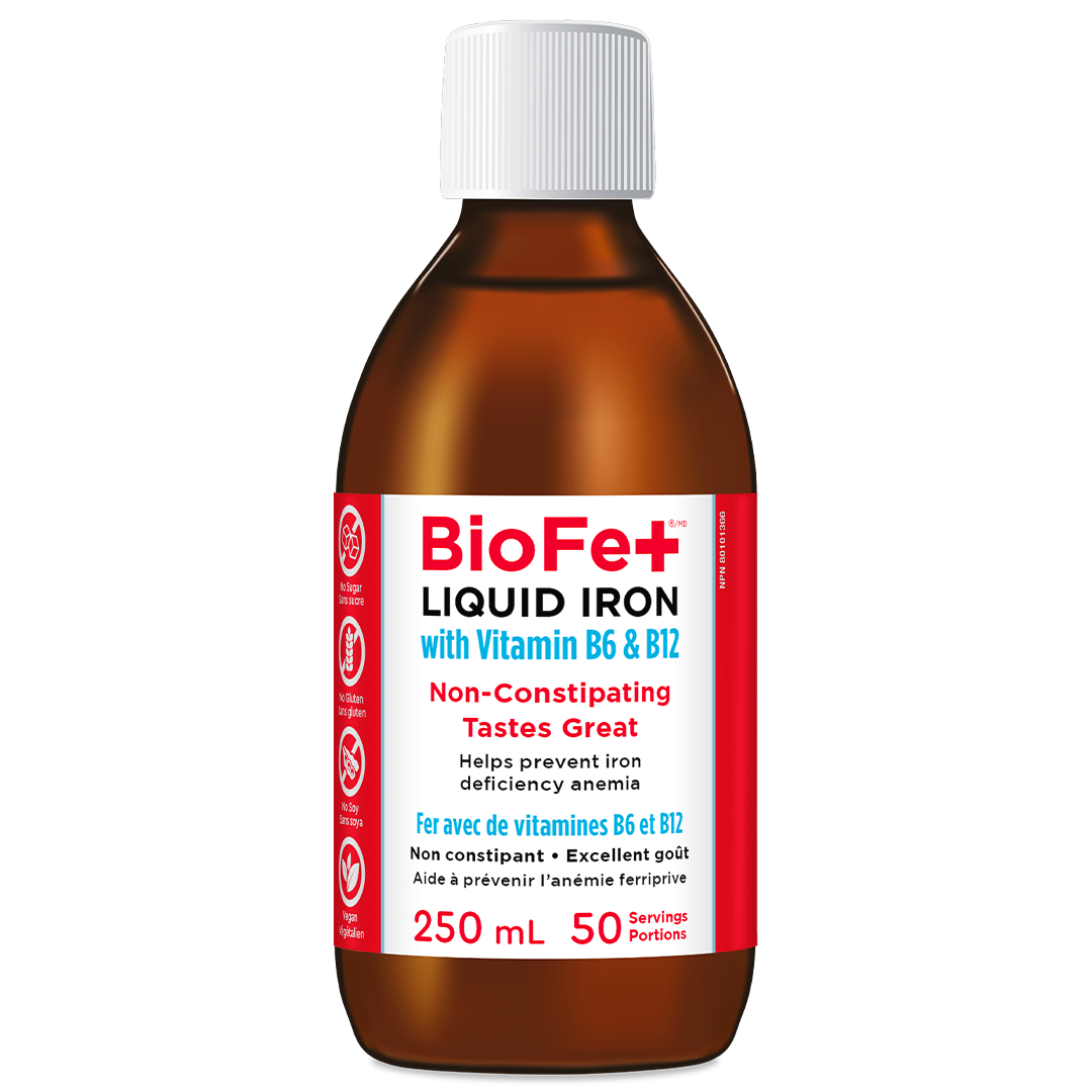 KidStar BioFe+ Liquid Iron with Vitamin B6 & B12, 15mg Iron per 5ml, 250ml