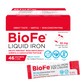 KidStar BioFe Liquid Iron 30mg Single-Serve Sachets, Sugar-Free, 46 Sachets