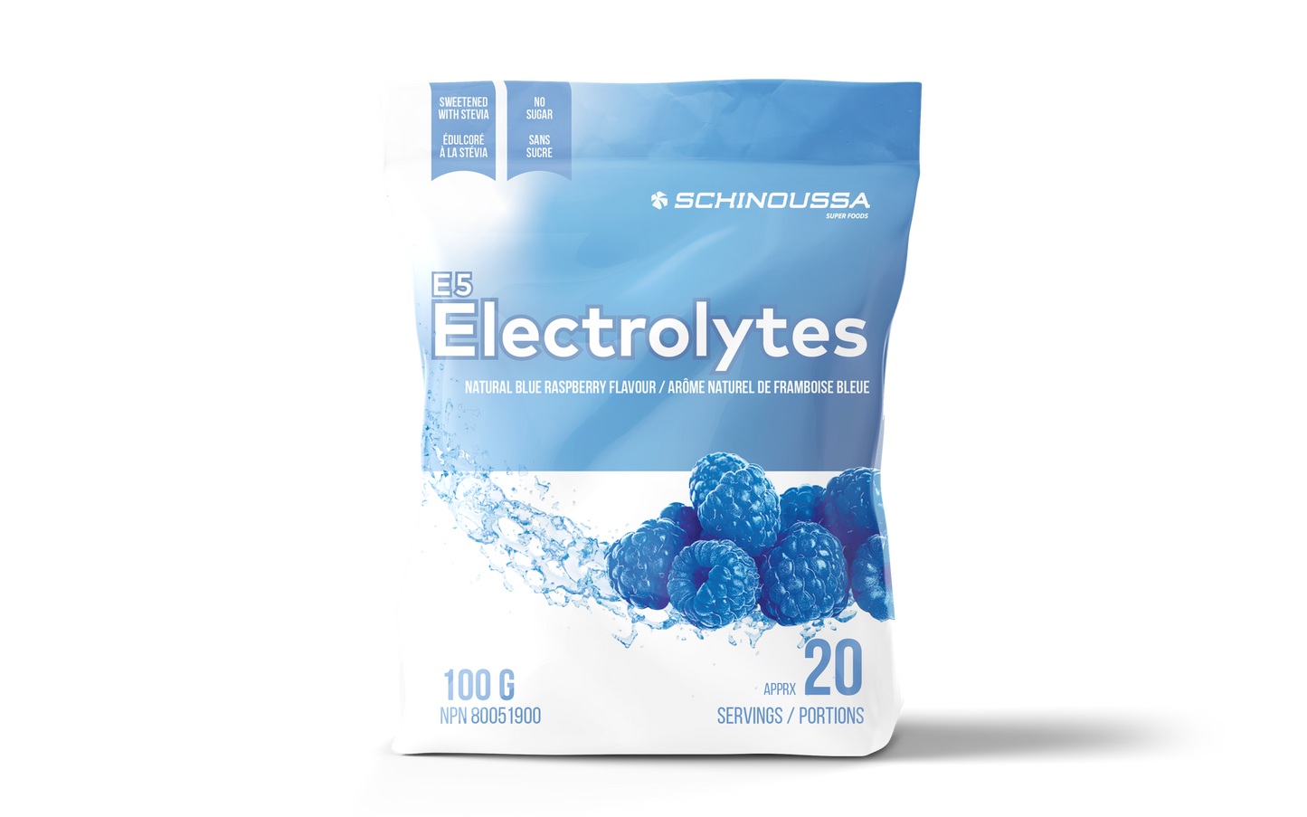 Natural Blue Raspberry | Schinoussa Electrolytes Natural Blue Raspberry
