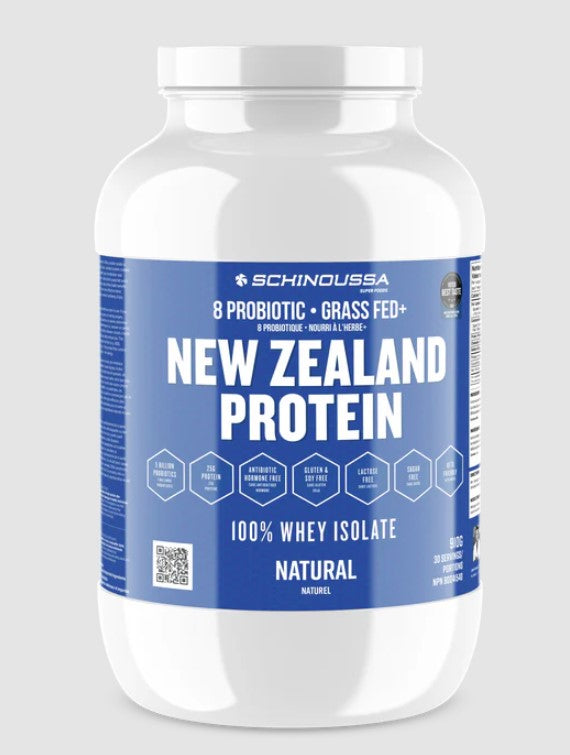 Natural 910g | Schinoussa NZ Probiotic Whey Isolate Natural 910g